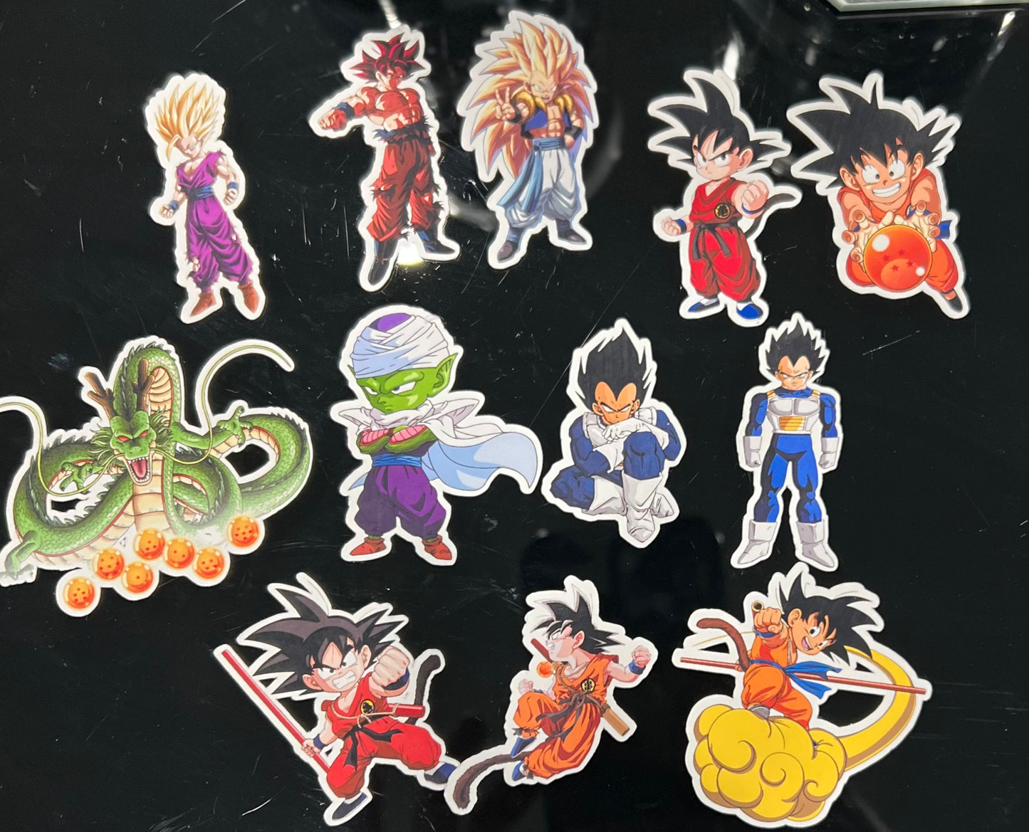 Personalized Dragon Ball cake topper. Custom Anime cake topper. Custom party decoration