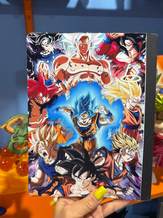 Dragon ball Z composition book.