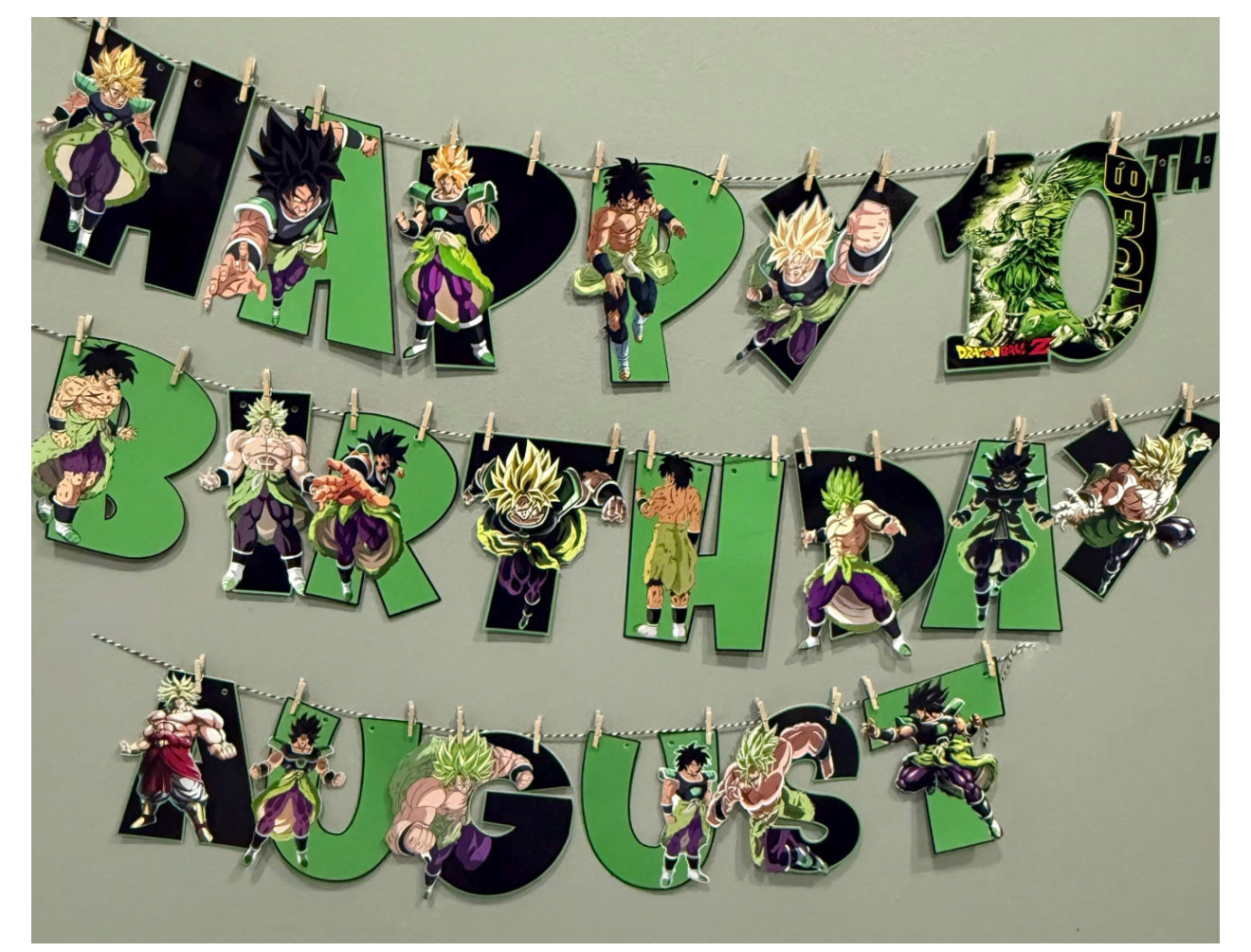 Personalized Anime Happy Birthday Banner. Dragon ball banner. Many others characters available, please see all pictures. You can also provide your favorite one to make a new model .