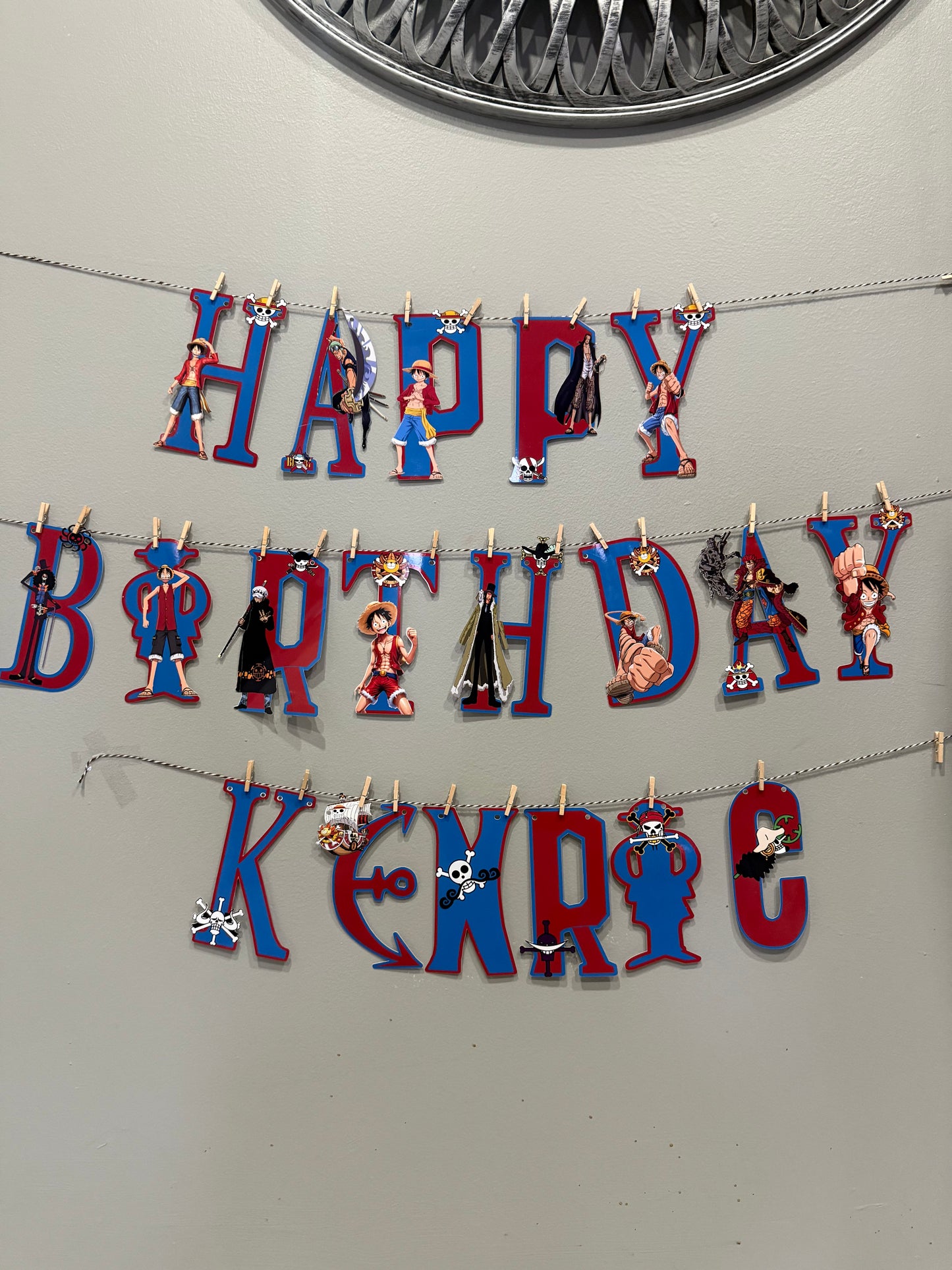 Personalized Anime Happy Birthday Banner. Dragon ball banner. Many others characters available, please see all pictures. You can also provide your favorite one to make a new model .